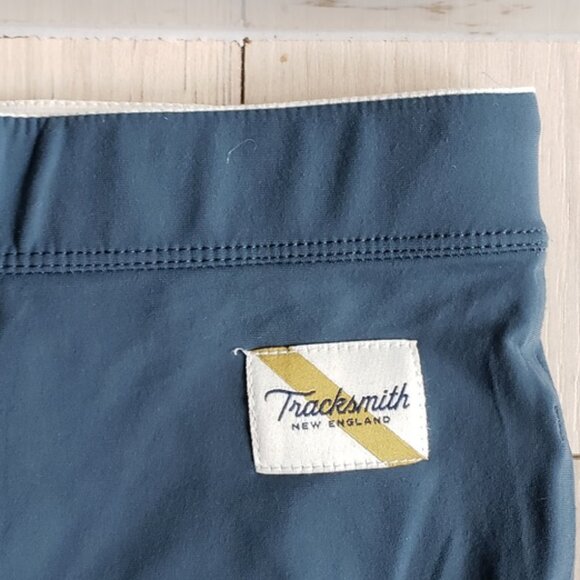 Tracksmith Leggings Womens S Blue Turnover Running Full Length - Picture 3 of 6